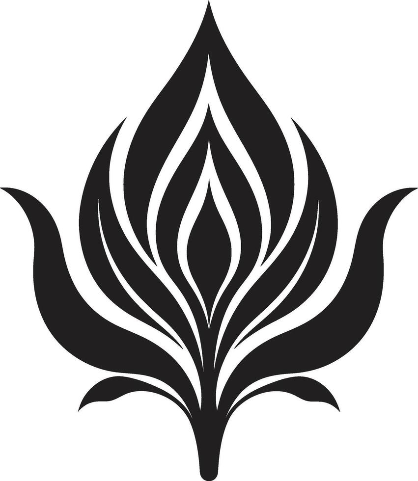 BlossomGlow Matrix Core Creative Decorative Logo FloralFusion Nexus Core Evolution Vector Decorative Crafts