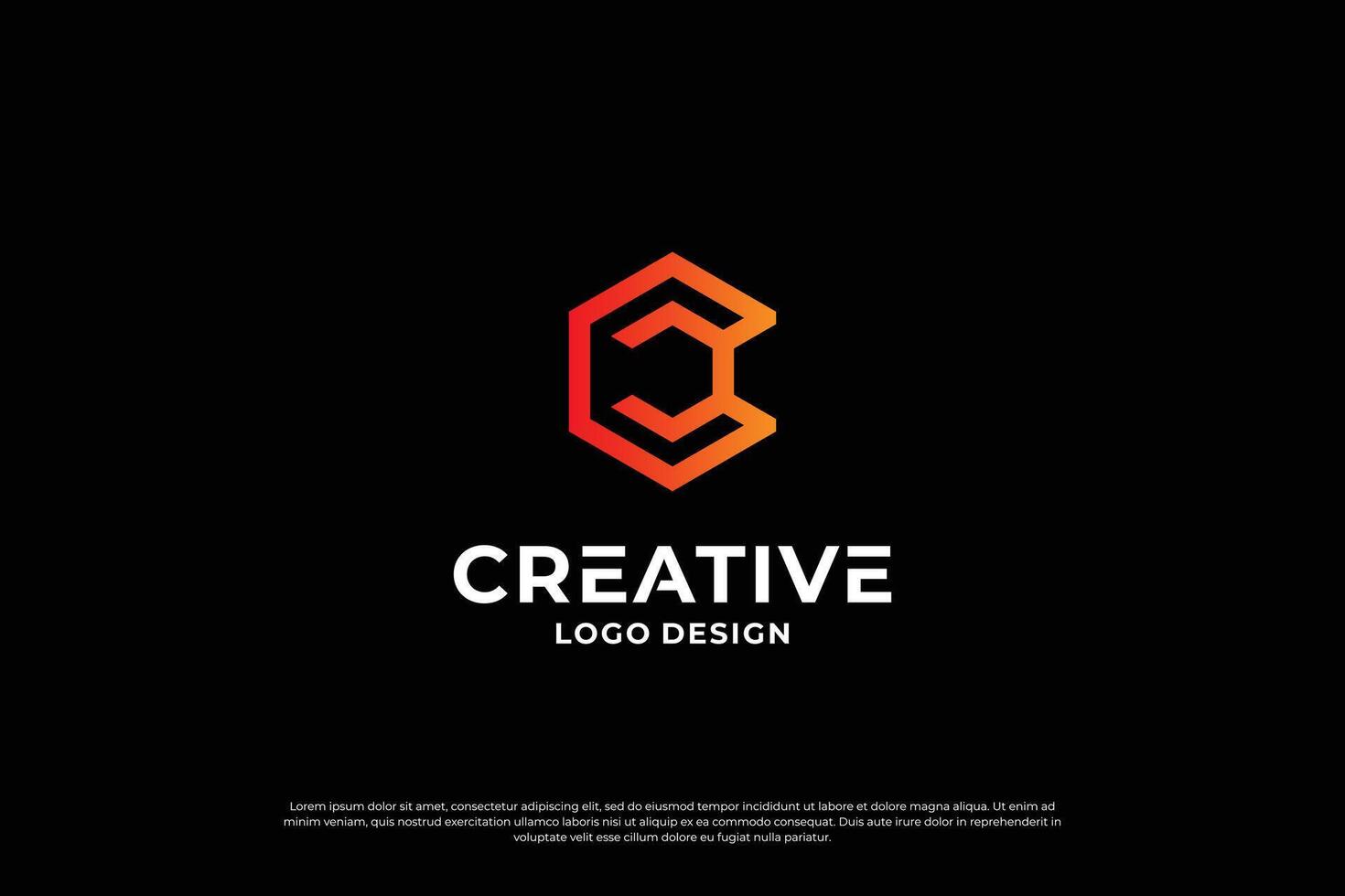 letra C logo diseño modelo. creativo inicial letras C logo diseño símbolo. vector