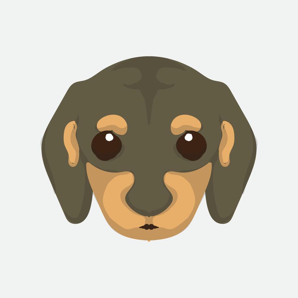 cute head dog vector illustration prfect for cute pet dog vector design