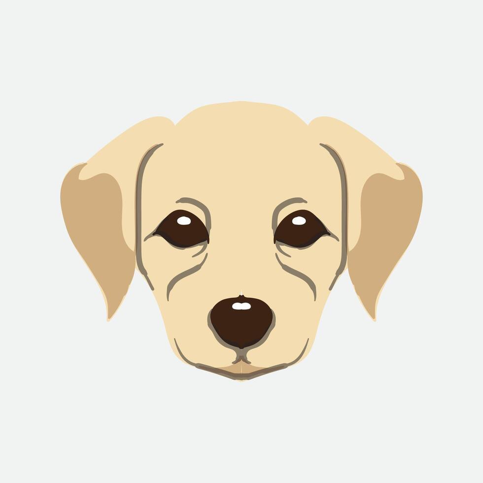 cute head dog vector illustration prfect for cute pet dog vector design