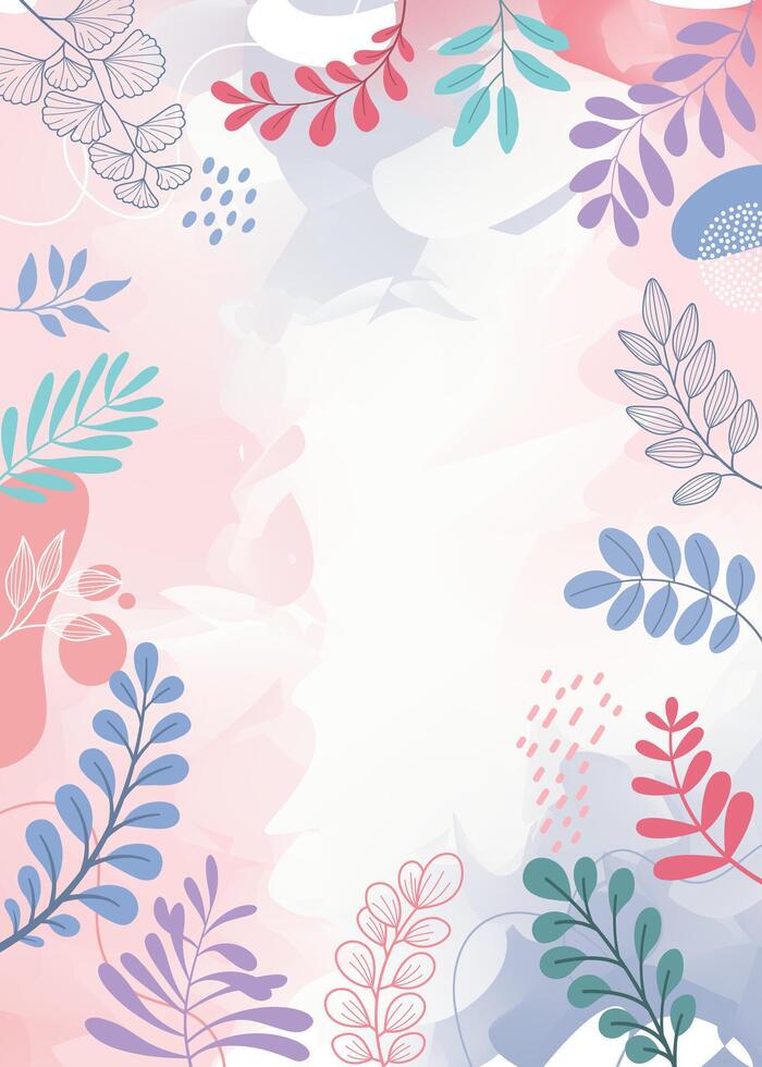 Design baolorful poster background.art print for beauty, fnner frame background .Cashion and natural products,wellness, wedding and event. vector