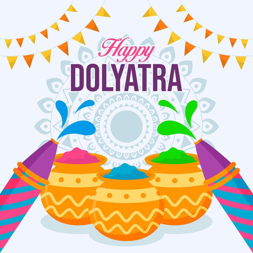 illustration vector background Dolyatra. Vector eps 10