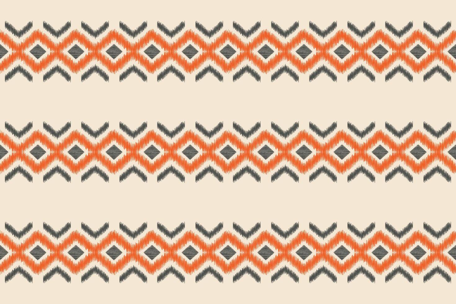 étnico ikat tela modelo geométrico estilo.africano ikat bordado étnico oriental modelo marrón crema antecedentes. resumen,vector,ilustración.textura,ropa,marco,decoración,motivo,alfombra. vector