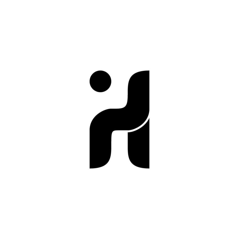 a black and white logo for a company vector