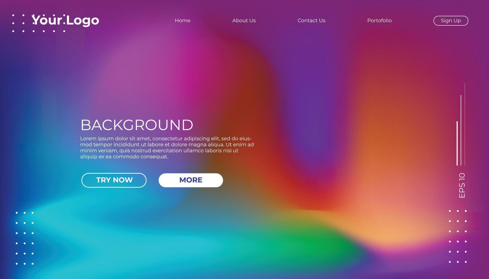 Holographic liquid texture abstract background design, colorful gradient fluid wallpaper, futuristic design backdrop can be user for website,poster and more vector