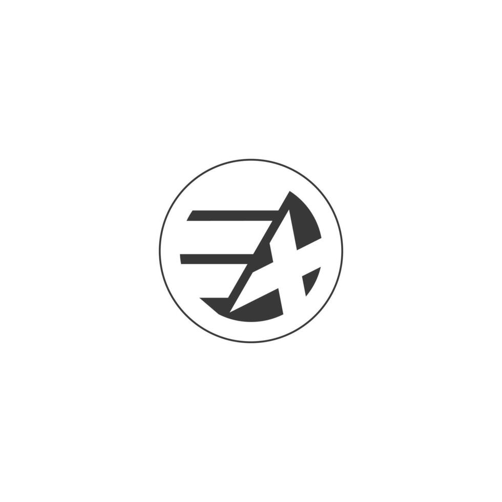 Alphabet Initials logo XE, EX, E and X vector