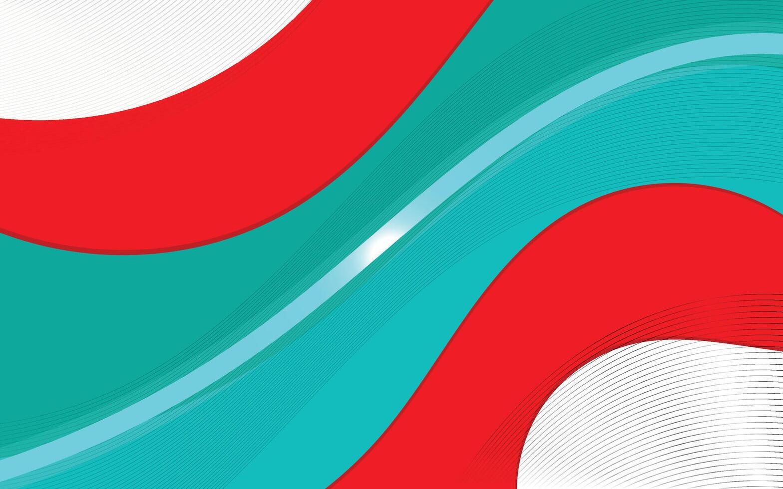Abstract red and white wave background design for banner,poster,flyer etc vector