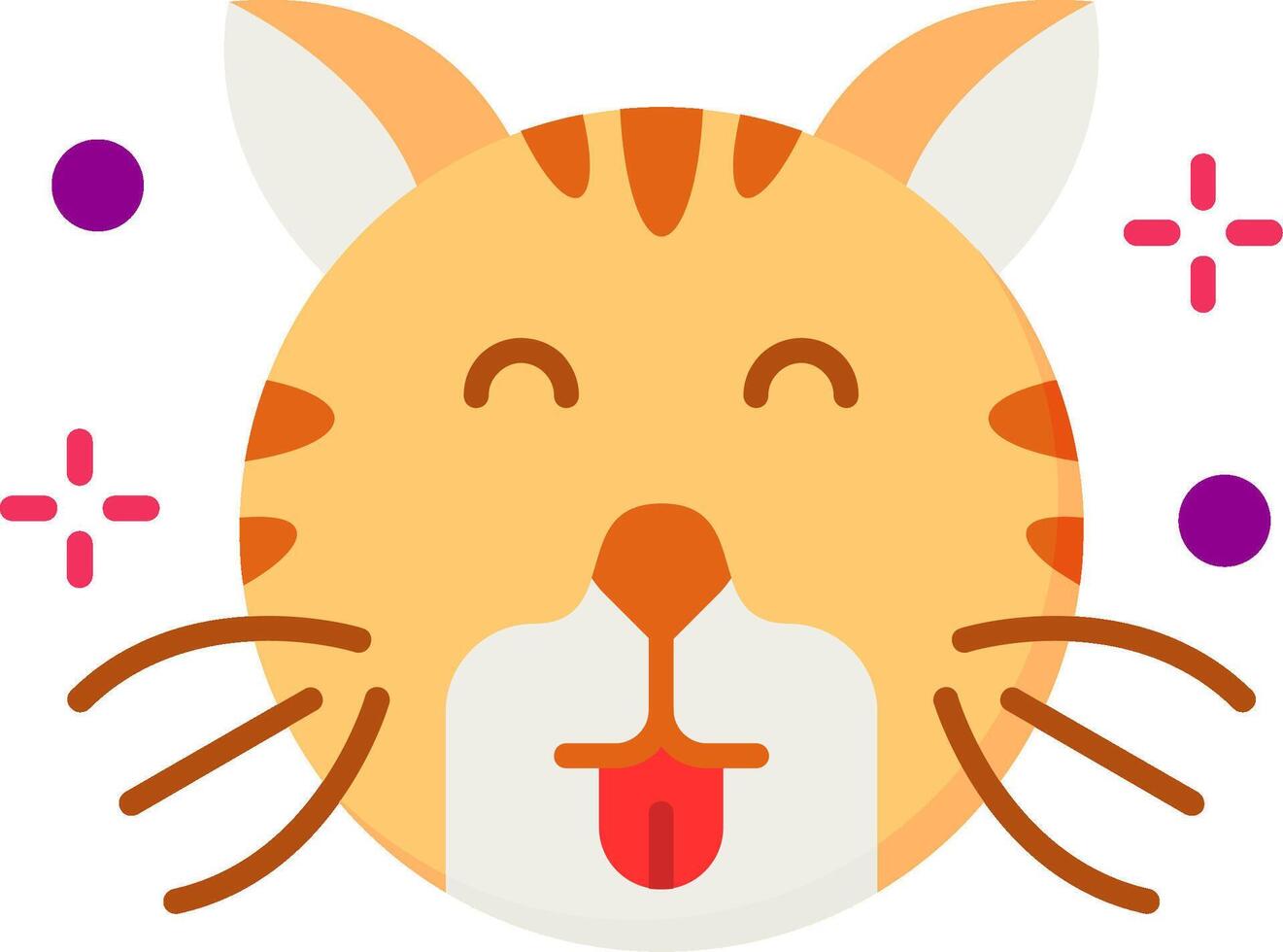 Cute Line Filled Icon vector