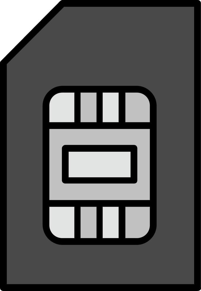 sim Vector Icon