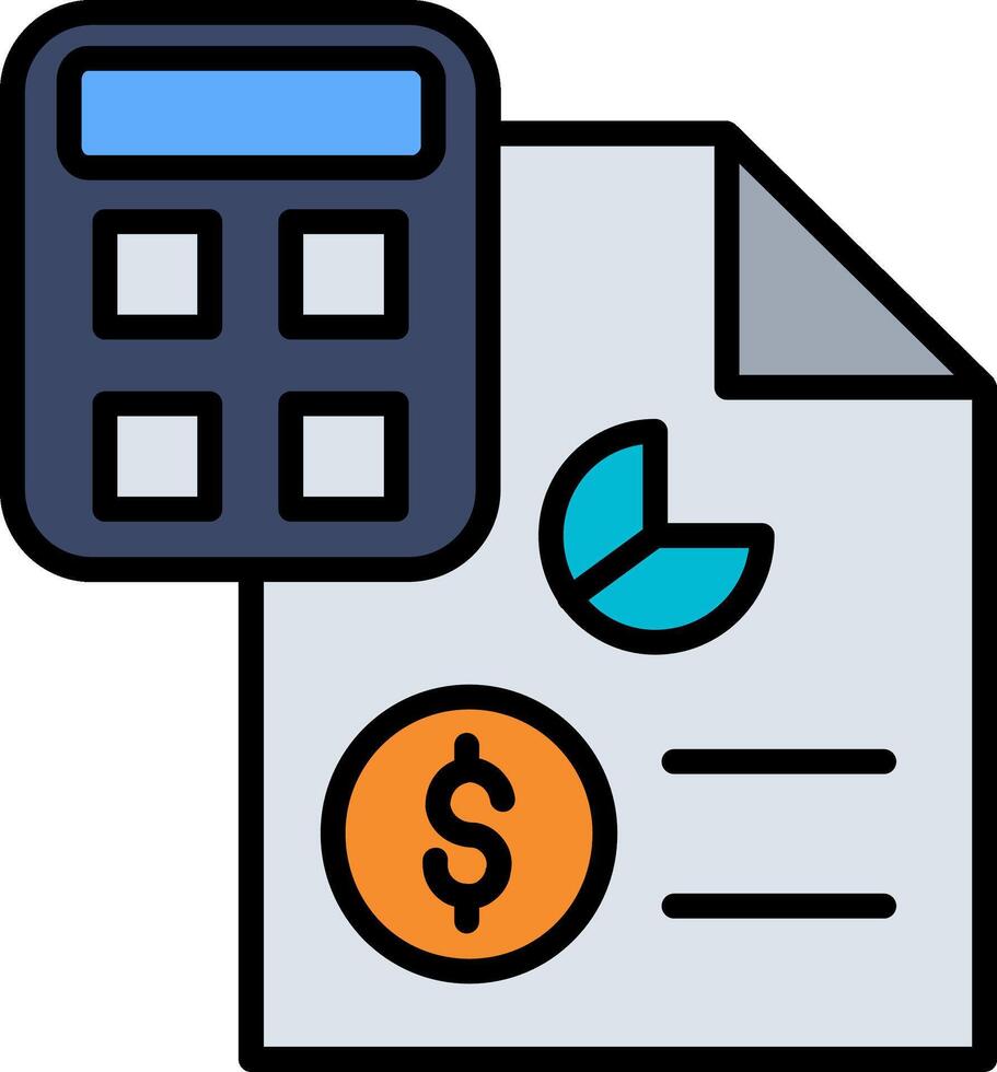 icono de vector de contabilidad