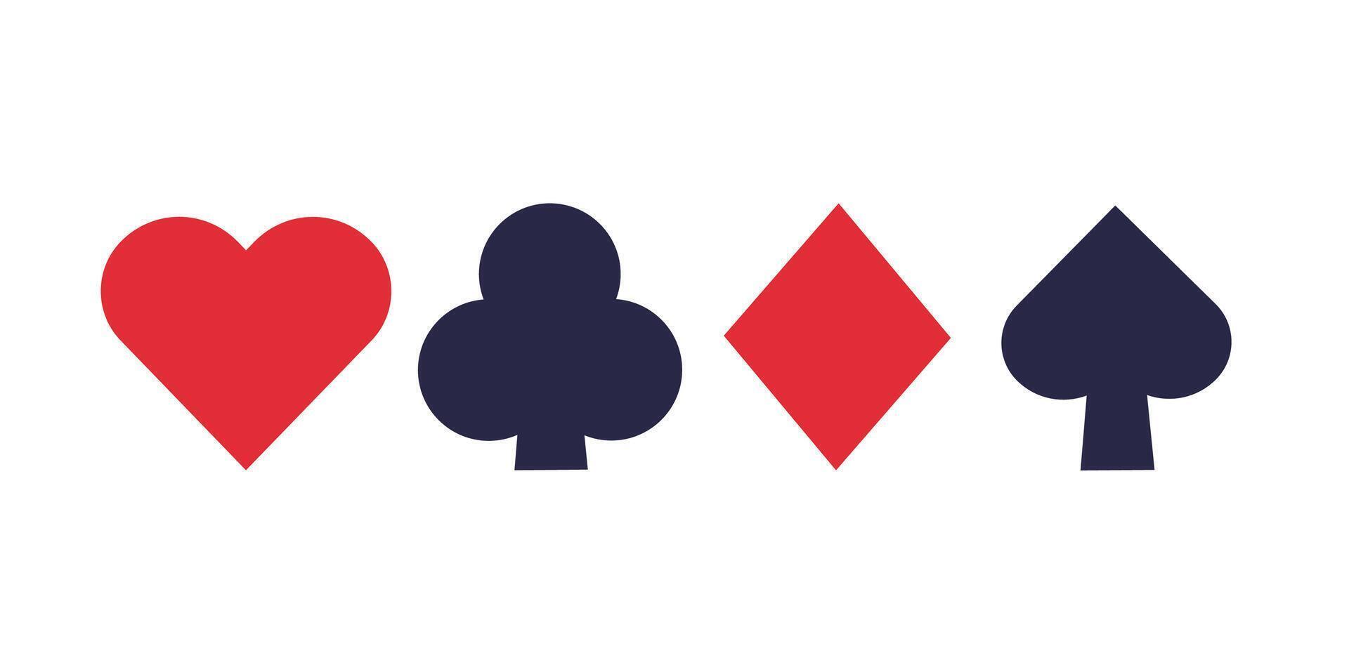 playing cards symbols background vector illustration