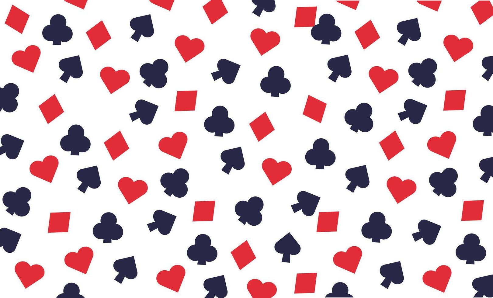 playing cards symbols background vector illustration