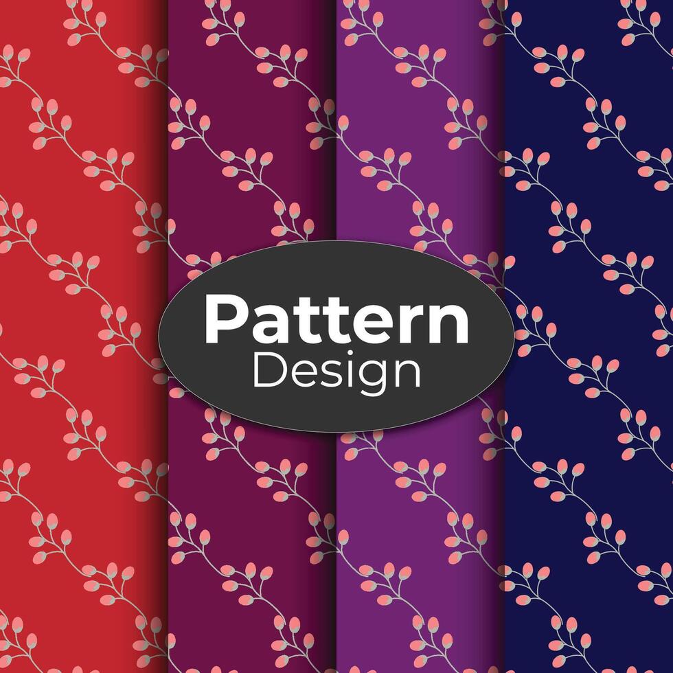 Floral Pattern Background Design vector