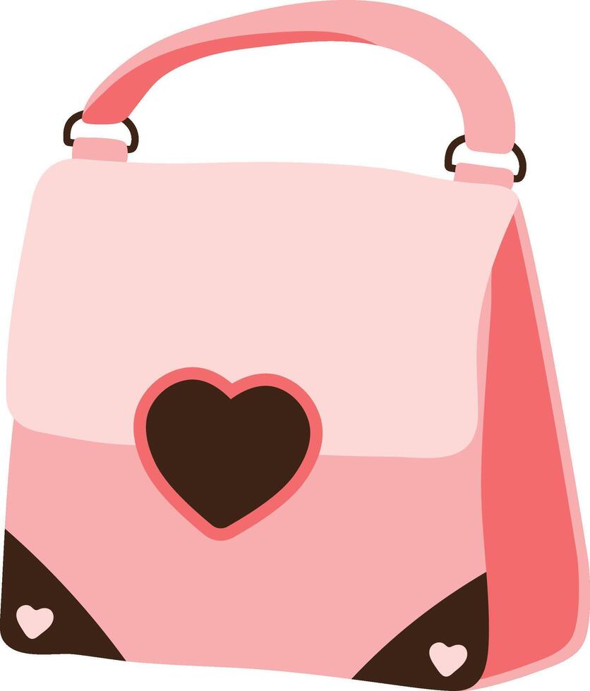 enamorado amor bolso para enamorado día decoración vector