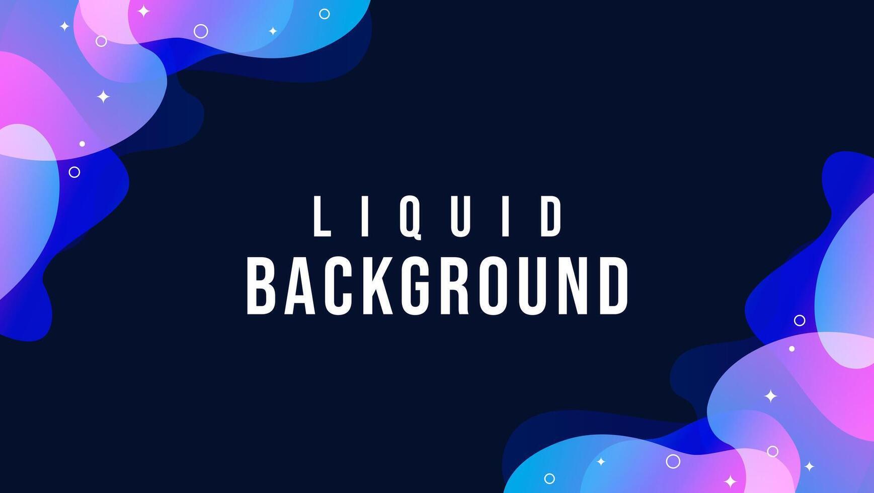 neon blue background with liquid border vector
