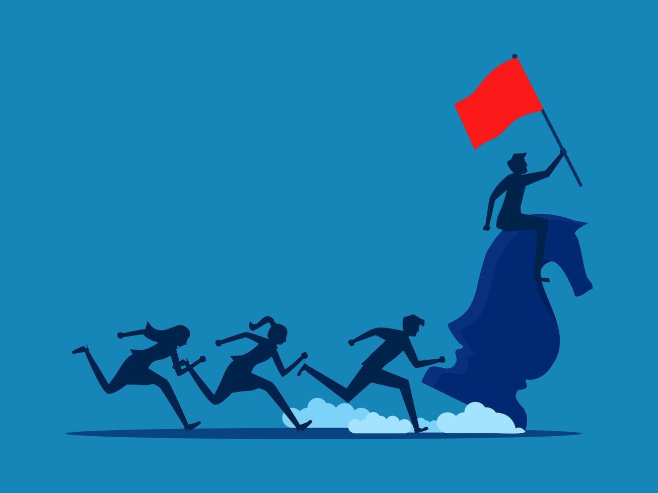 Attacking business, leadership vector