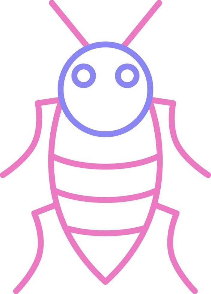 Insect Linear Two Colour Icon vector