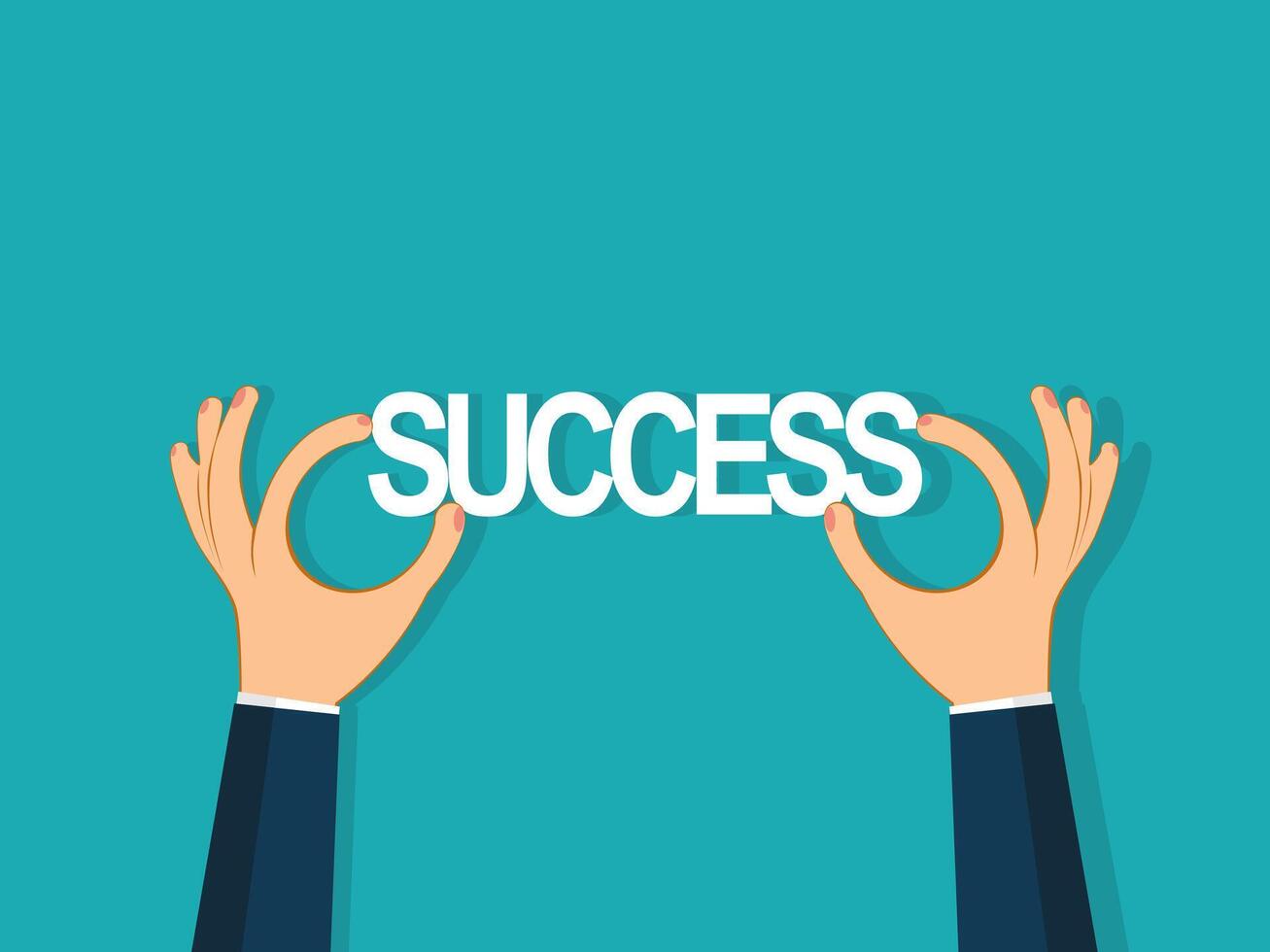 success concepts vector. Hope for success vector