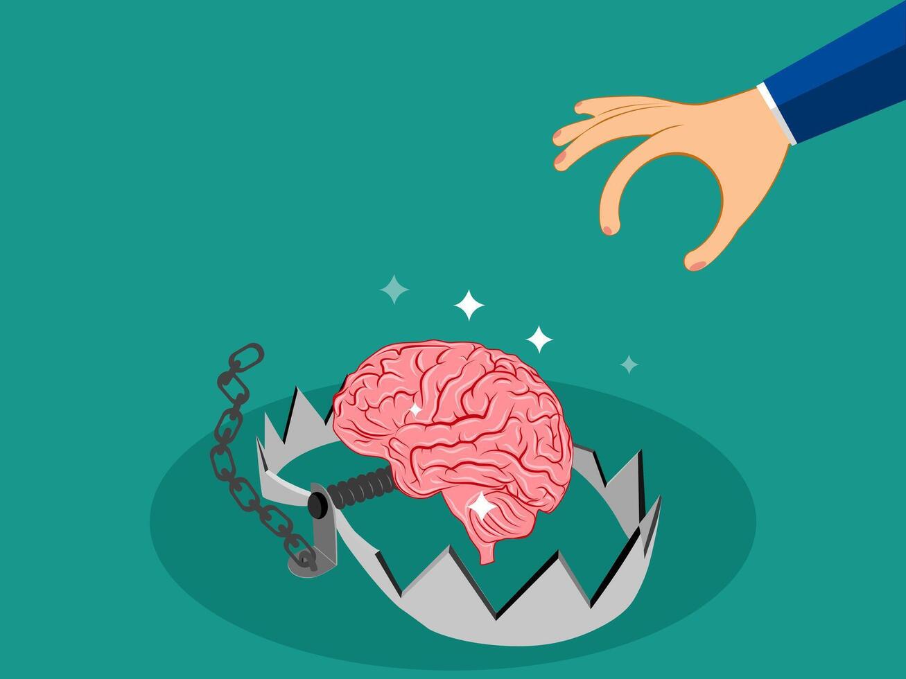 trap that uses the brain as a victim vector