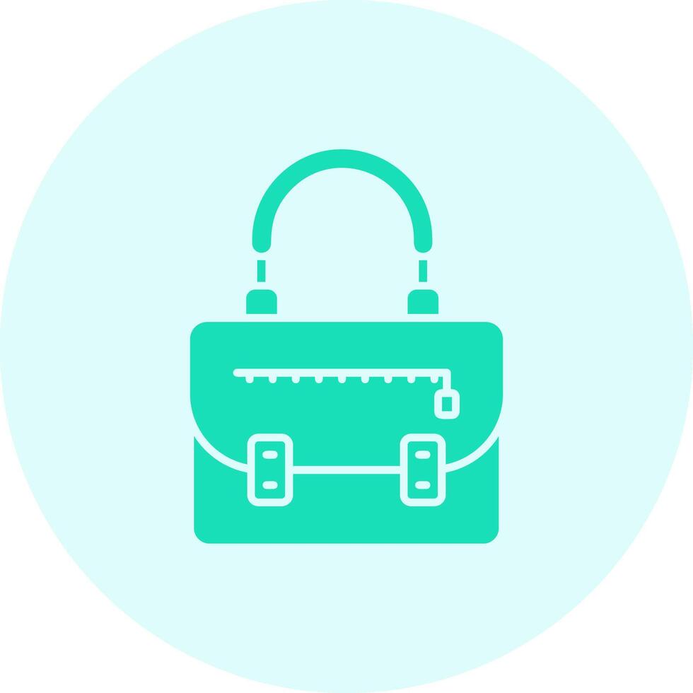 Handbag Solid duo tune Icon vector