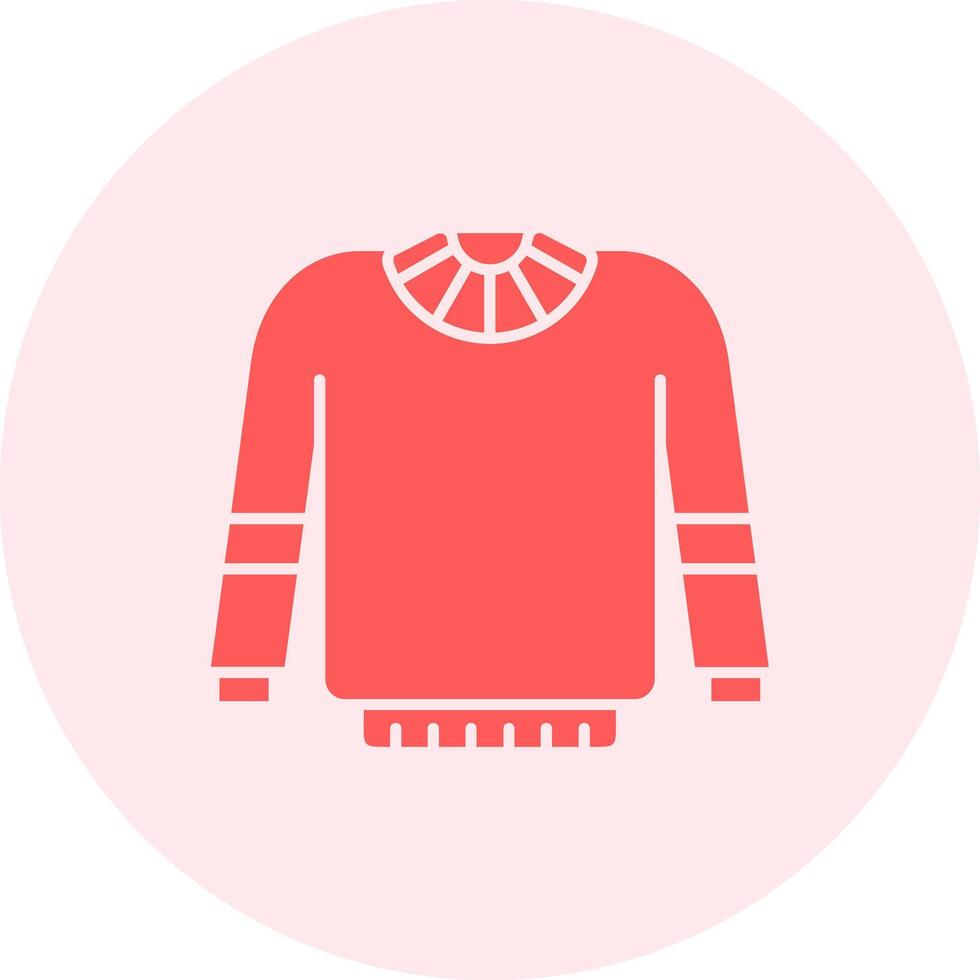 Sweater Solid duo tune Icon vector