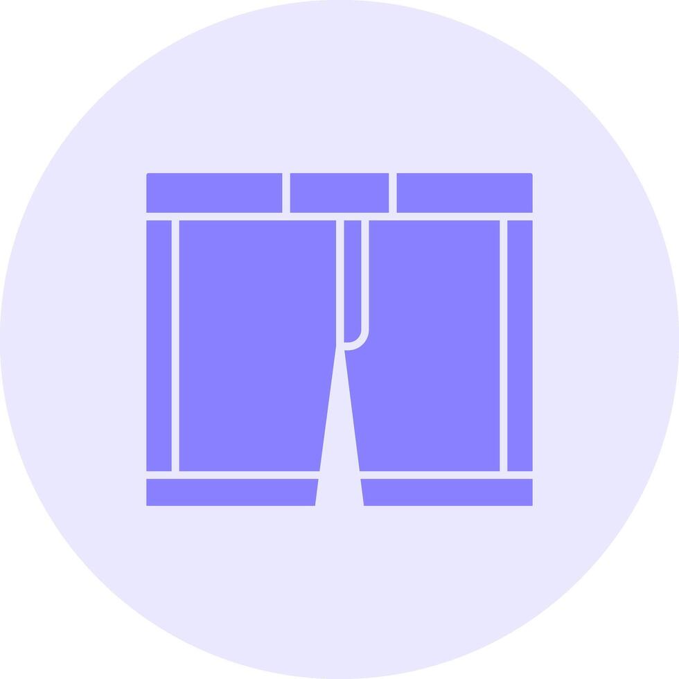 Underwear Solid duo tune Icon vector