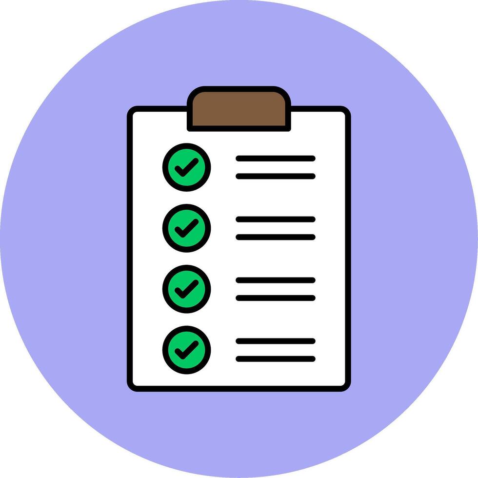 Form Line Filled multicolour Circle Icon vector