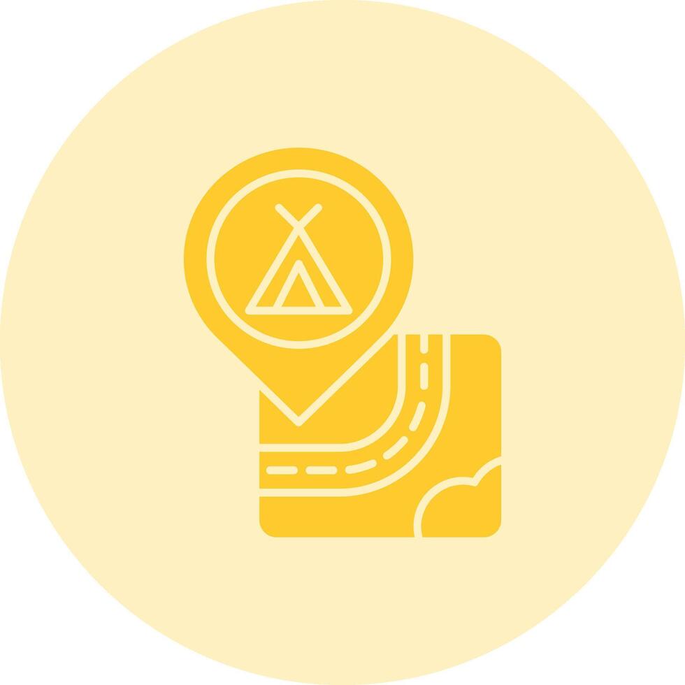Caming Solid duo tune Icon vector