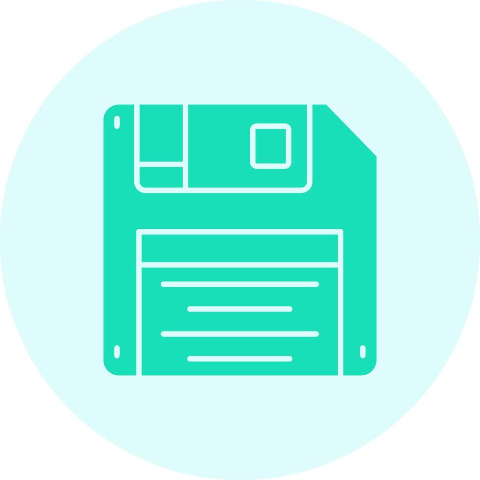 Floppy disk Solid duo tune Icon vector