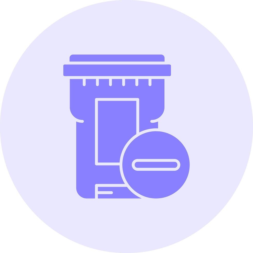 Delete Solid duo tune Icon vector
