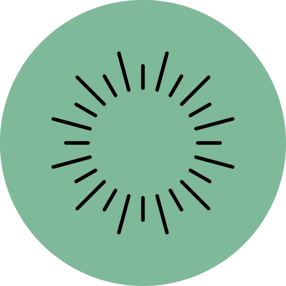 Fireworks Line Filled multicolour Circle Icon vector