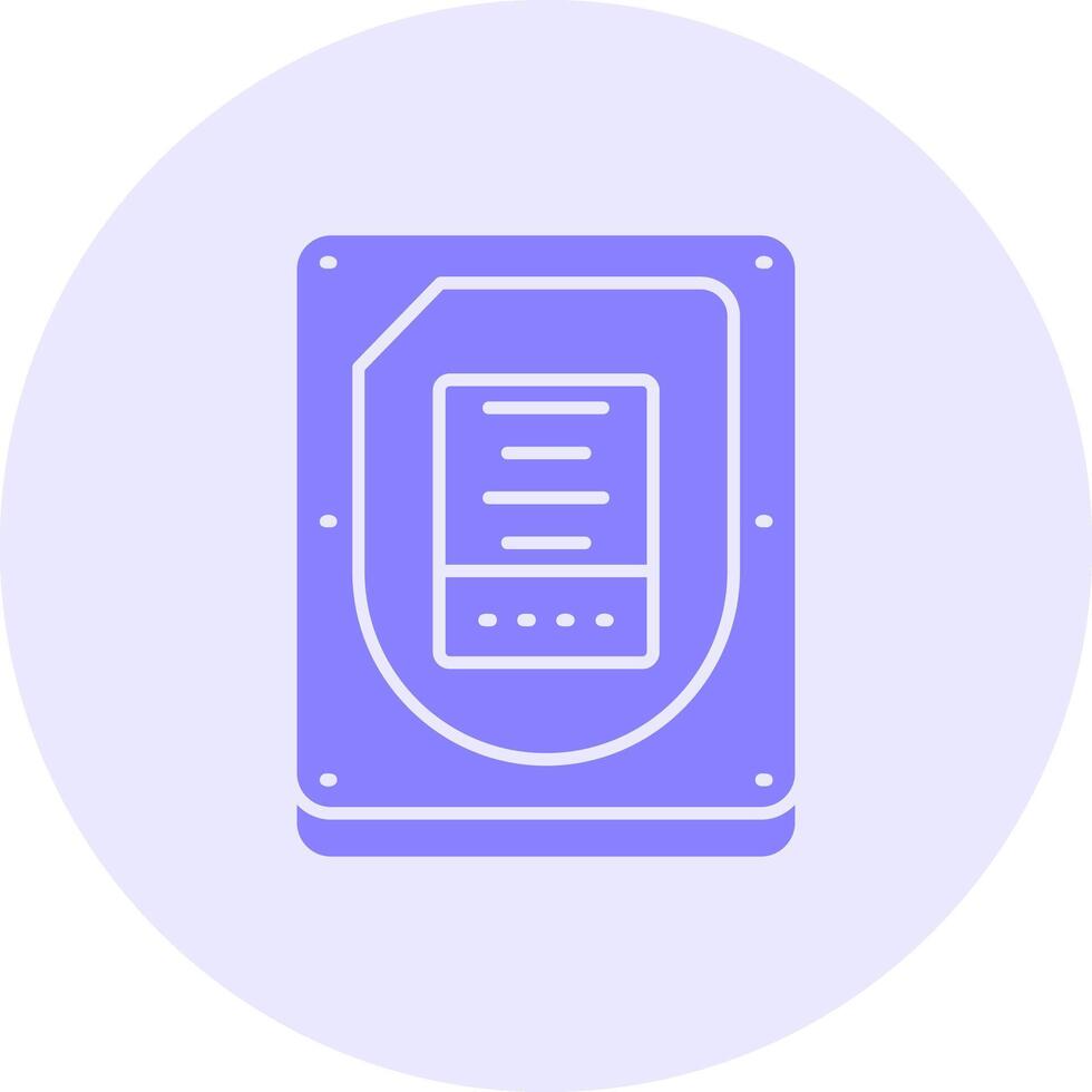 Disk Solid duo tune Icon vector