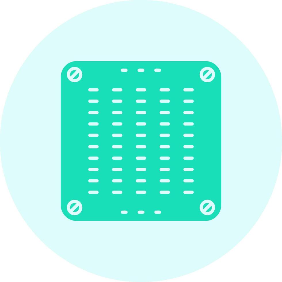 Air conditioner Solid duo tune Icon vector