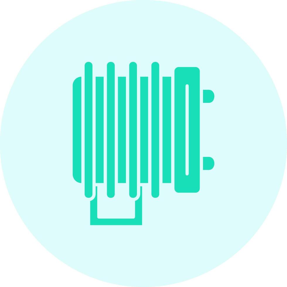 Heater Solid duo tune Icon vector