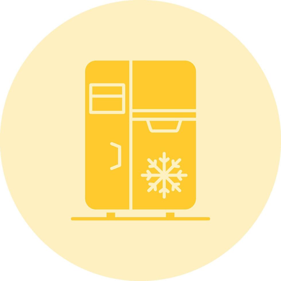 Refrigerator Solid duo tune Icon vector