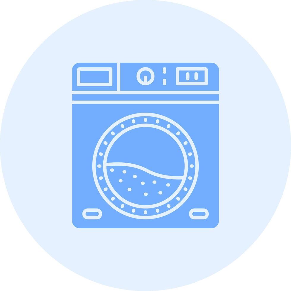 Laundry Solid duo tune Icon vector