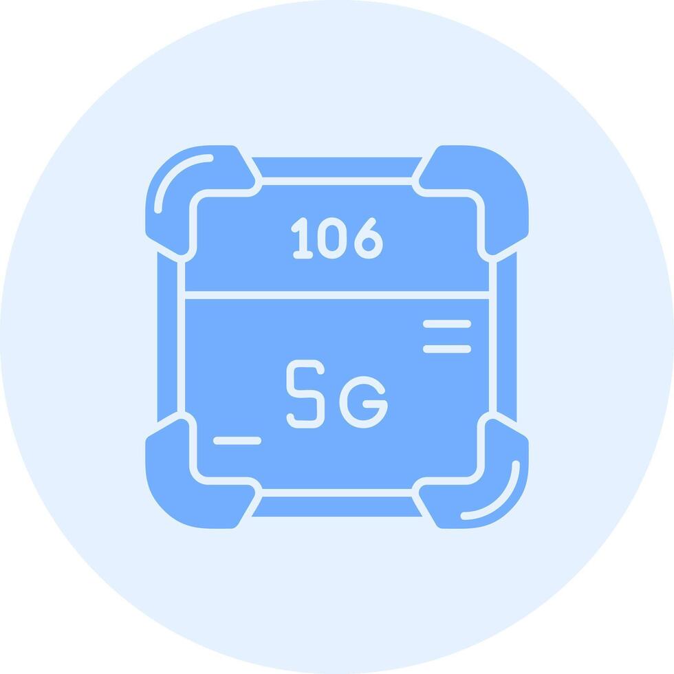 Seaborgium Solid duo tune Icon vector