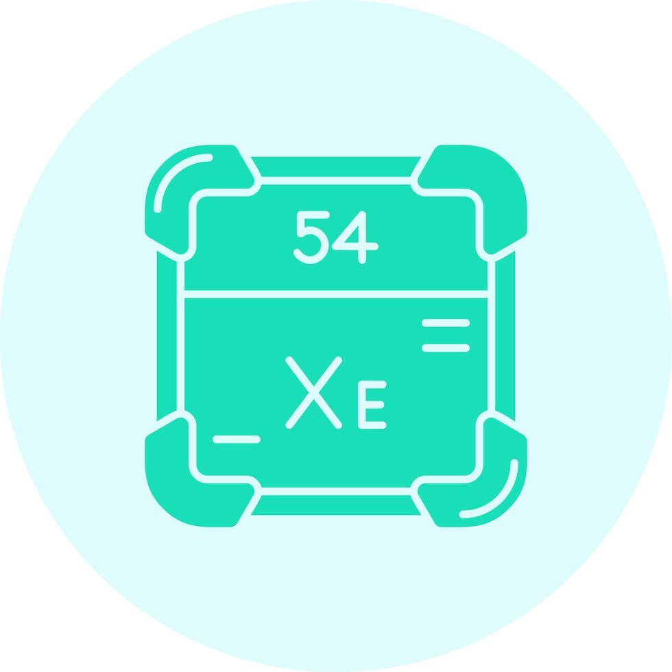 Xenon Solid duo tune Icon vector