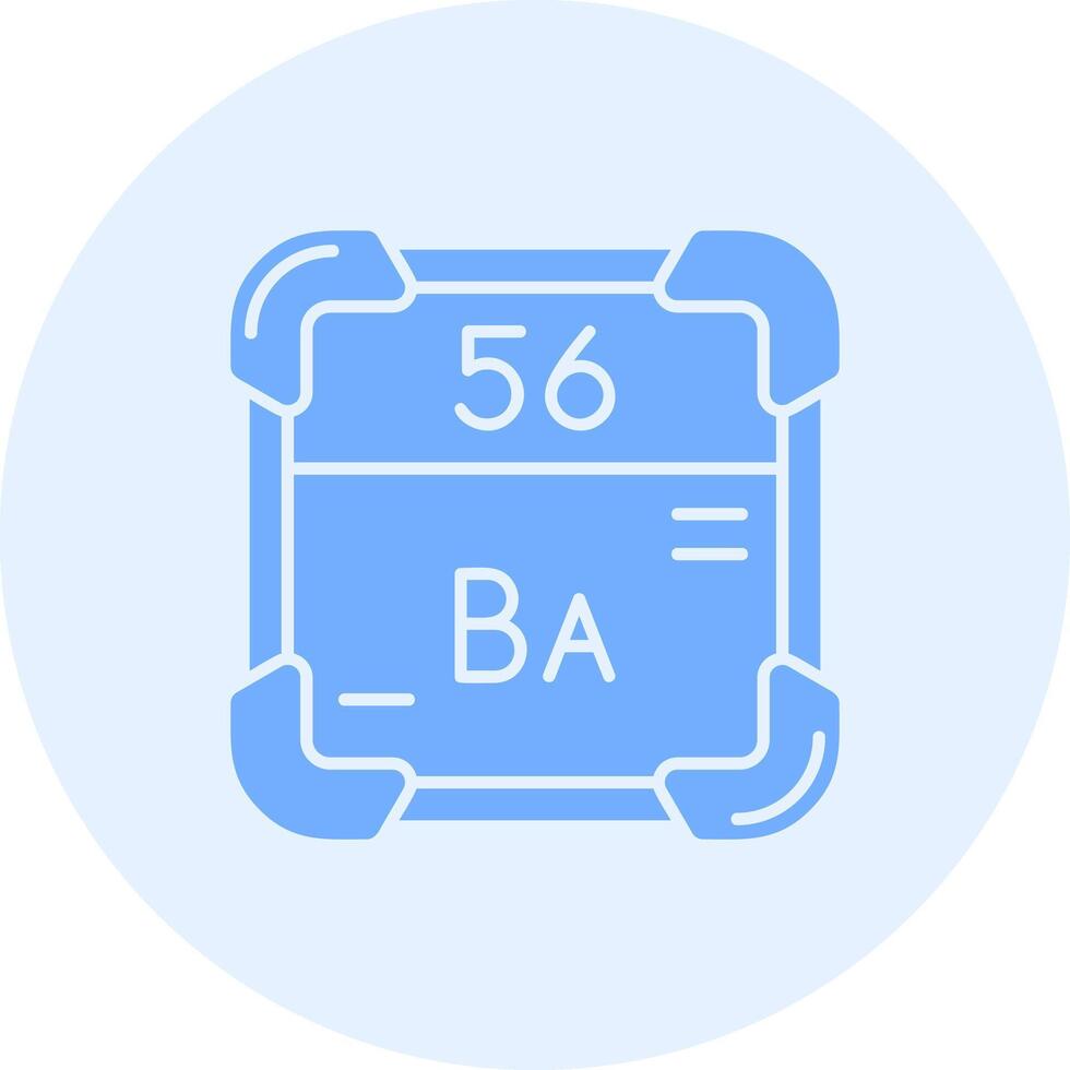 Barium Solid duo tune Icon vector