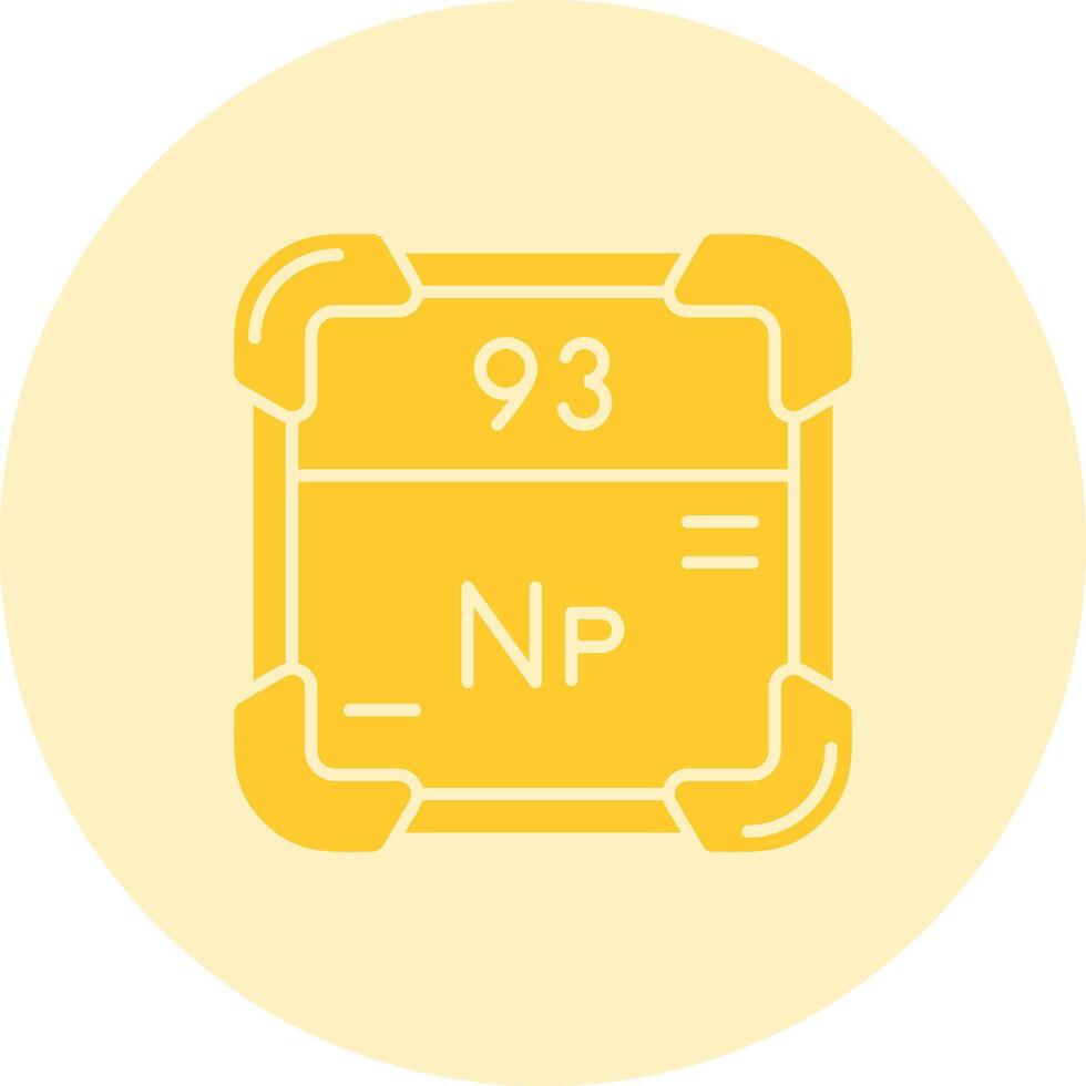 Neptunium Solid duo tune Icon vector