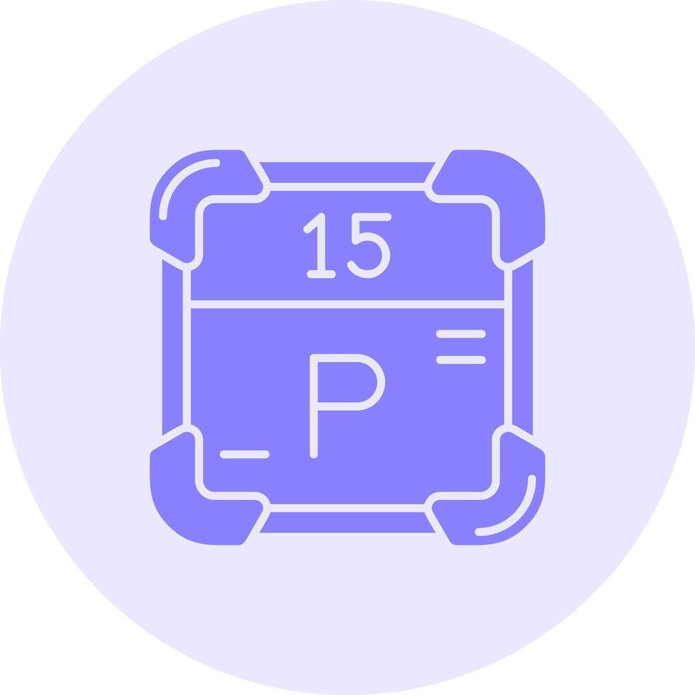 Phosphorus Solid duo tune Icon vector