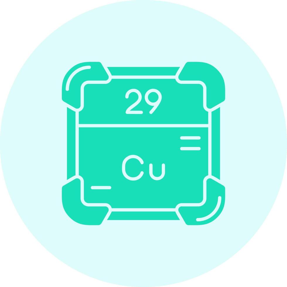 Copper Solid duo tune Icon vector