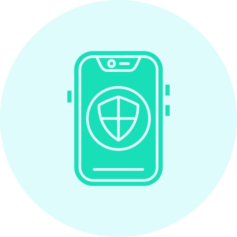 Shield Solid duo tune Icon vector