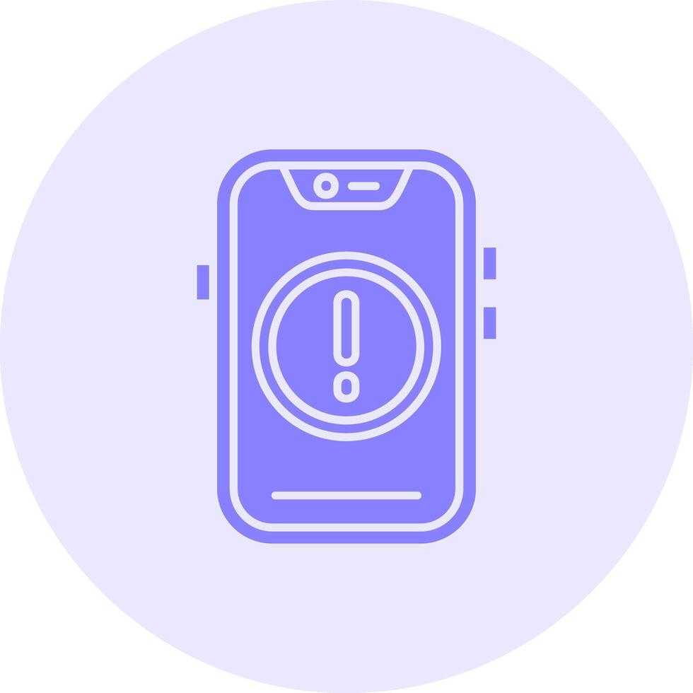 Error Solid duo tune Icon vector