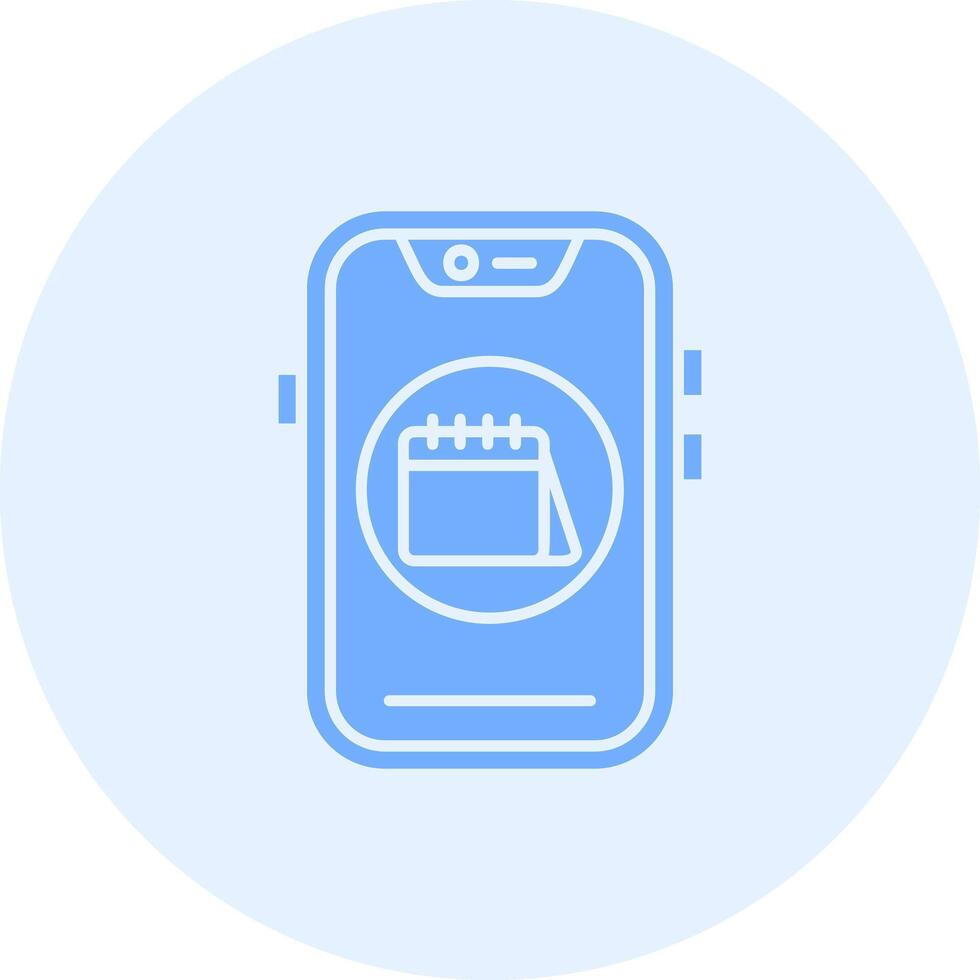 Calendar Solid duo tune Icon vector