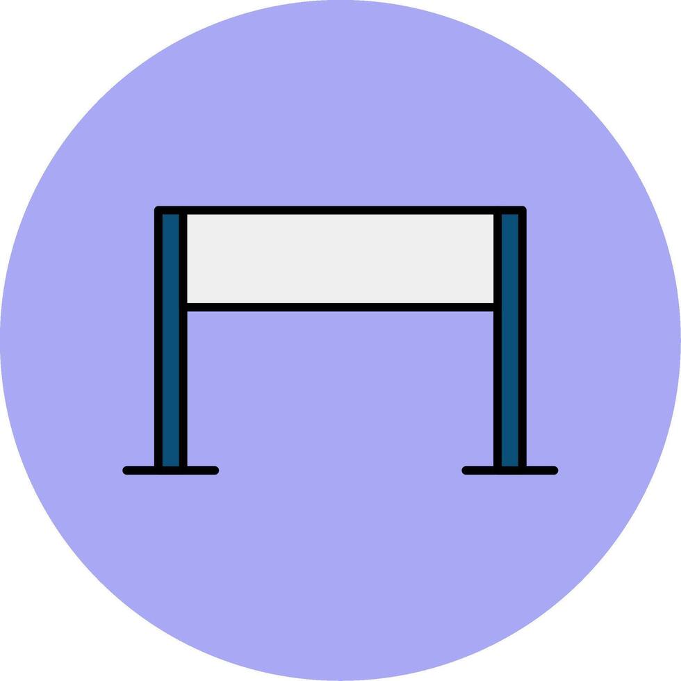 Gameplay Line Filled multicolour Circle Icon vector