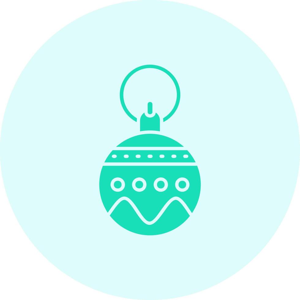 Bauble Solid duo tune Icon vector