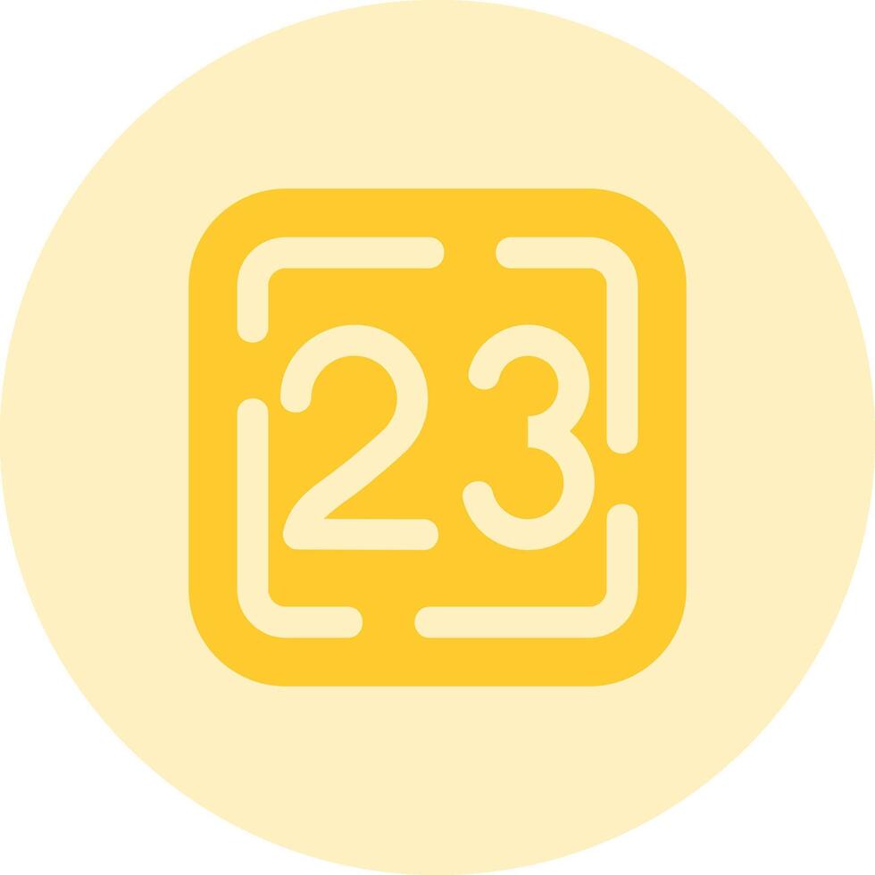 Twenty Three Solid duo tune Icon vector