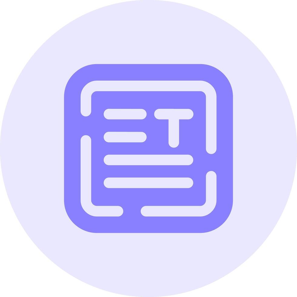 Align text Solid duo tune Icon vector