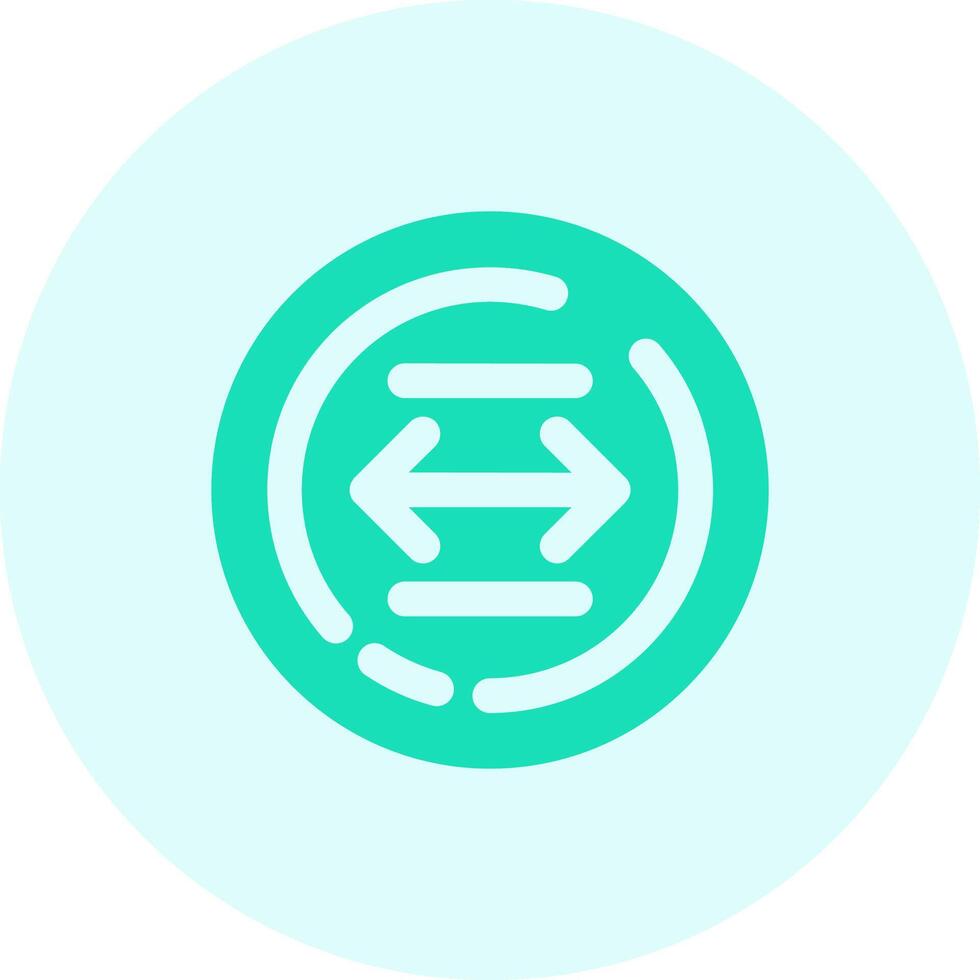 Left and right arrow Solid duo tune Icon vector